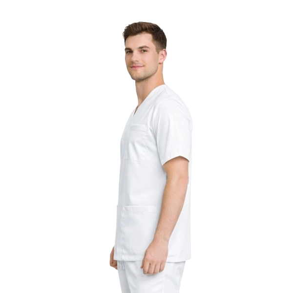 Bluza chirurgiczna męska biała elastyczna roz. 3XL